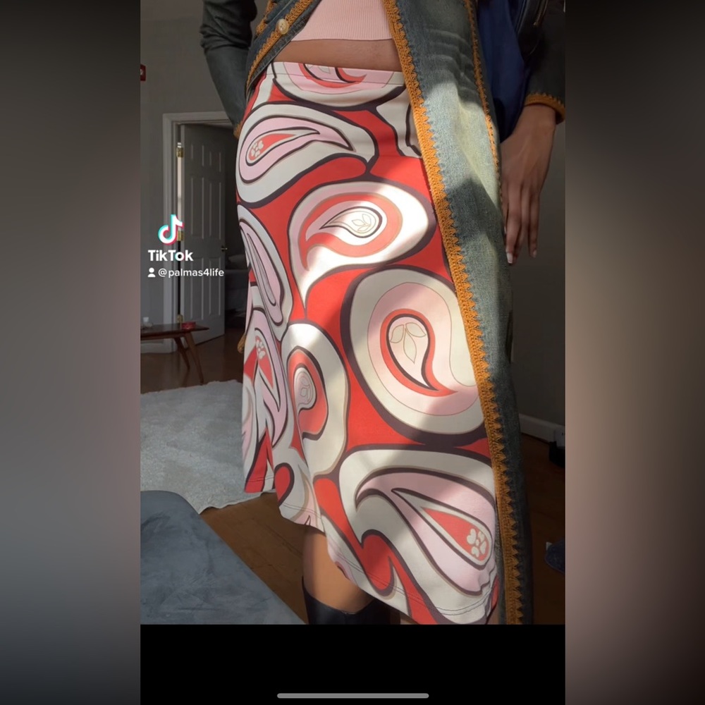 90s / early 2000s Paisley skirt